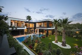 Modern villa exterior